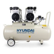 Hyundai HY2150100 3kW 4HP 100 Litre Oil-Free Silenced Electric Air Compressor